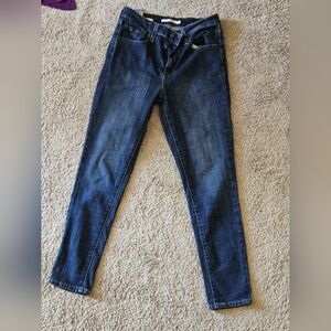 Dark Blue Denim Jeans